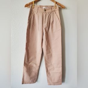 Pale pink trousers